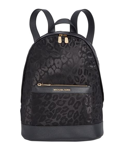 michael kors irving leopard|Michael Kors leopard backpack.